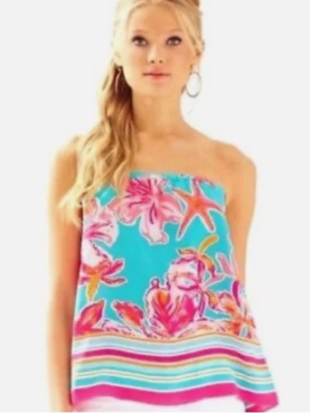 Lilly Pulitzer Odessa Strapless Top